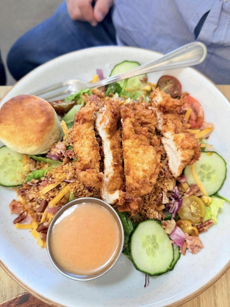 Sweet Milk Chicken and Salad