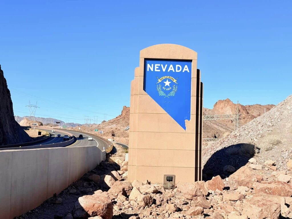 Hoover Dam Nevada Signage