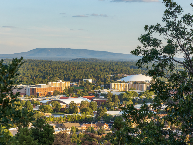 Flagstaff Arizona near Petrified Forest National Park