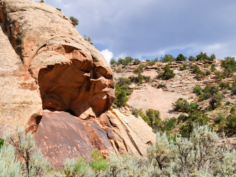 Newspaper Rock Painted Desert Arizona