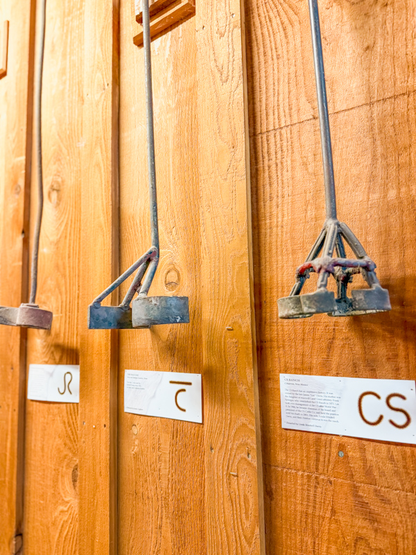 Branding Irons at National Ranching Heritage Center