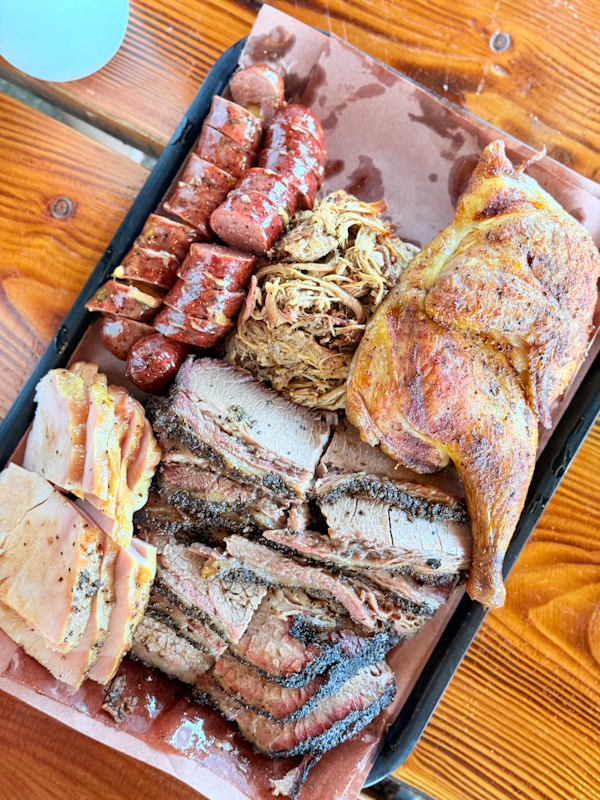 Evie Mae's BBQ Meat Platter Lubbock