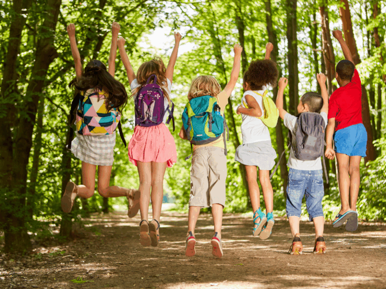 Kids Jumping Up
