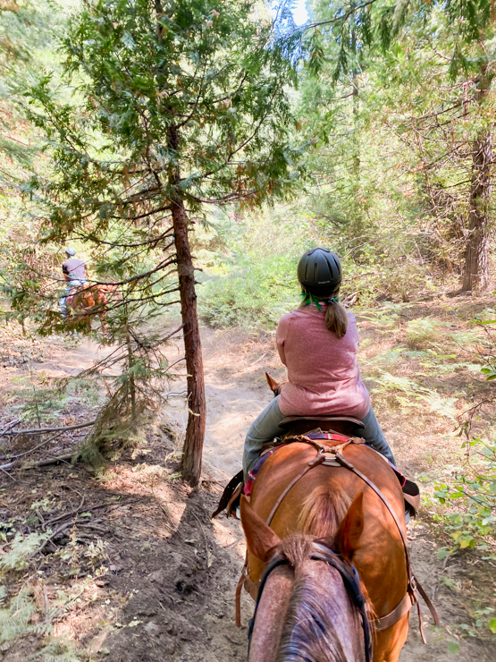 Melissa on Horseback