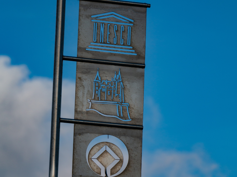 UNESCO World Heritage Sites Sign