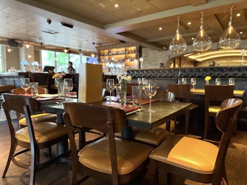 Terza Ristorante interior in Rochester, Minnesota