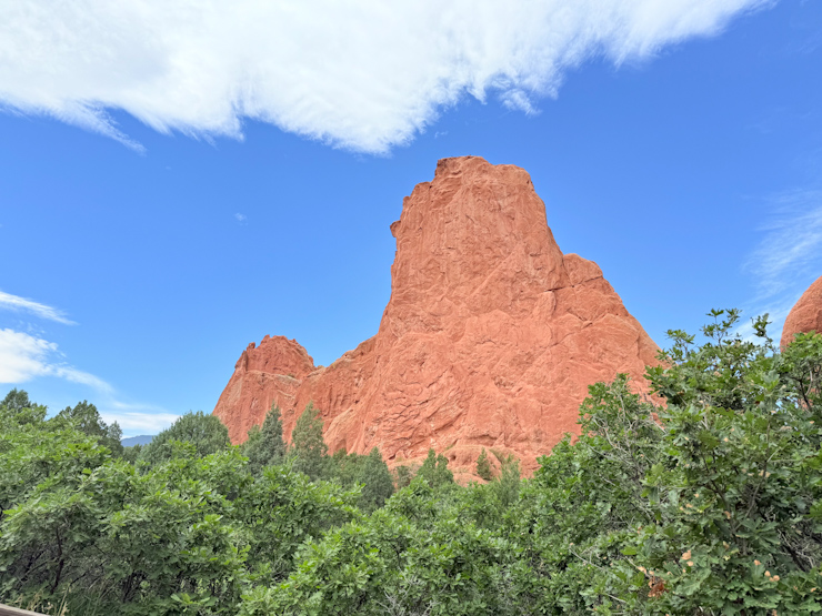 Garden of the Gods blue sky-1