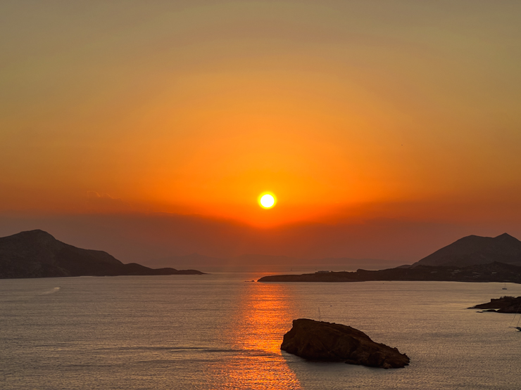 Sunset at Cape Sounion