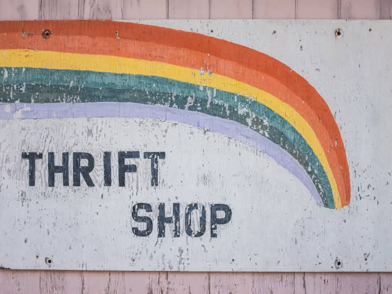 Thrift Shop Sign