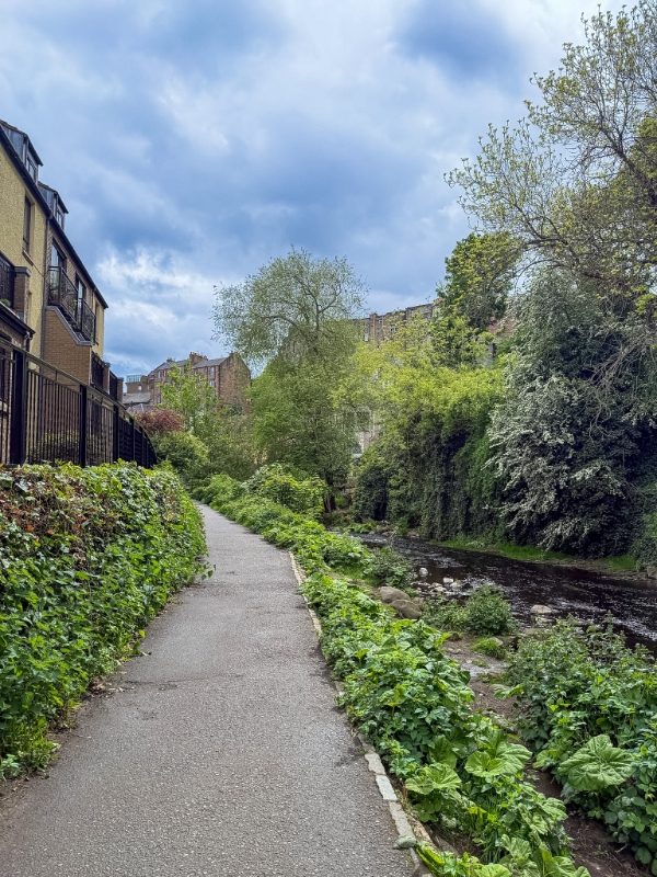 Water of Leith Walkway, a 12-mile trail in Edinburgh, Scotland