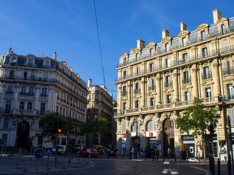 Place Sadi-Carnot Square  in Marseille Port