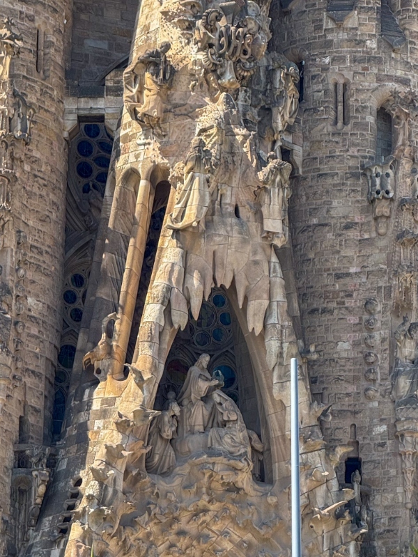 Closer View of La Sagrada Família