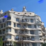 Casa Milà, popularly known as La Pedrera Gaudi Unesco site