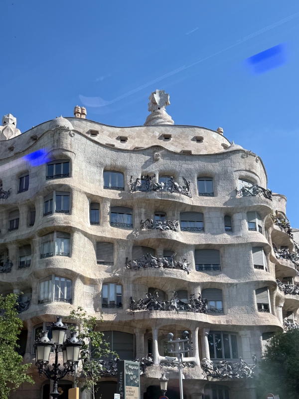 Casa Milà, popularly known as La Pedrera Gaudi Unesco site