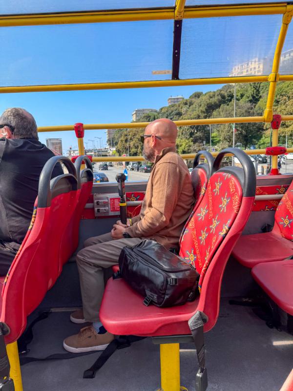 Danile on the Big Bus Tour