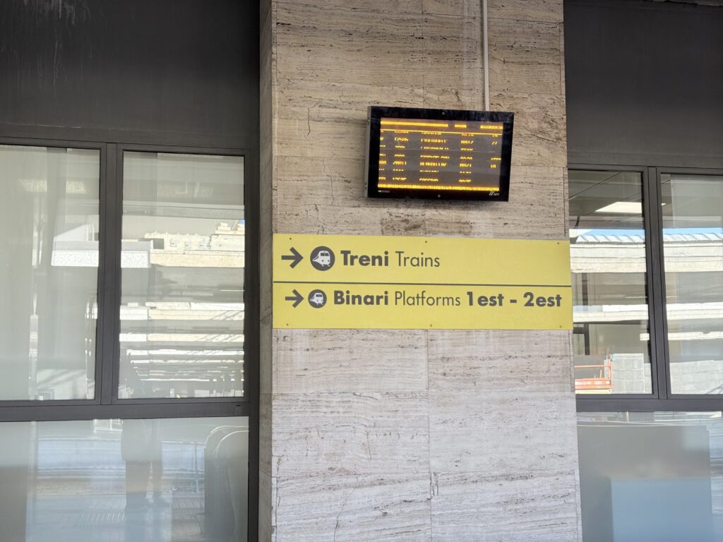 Omio App Train Ride