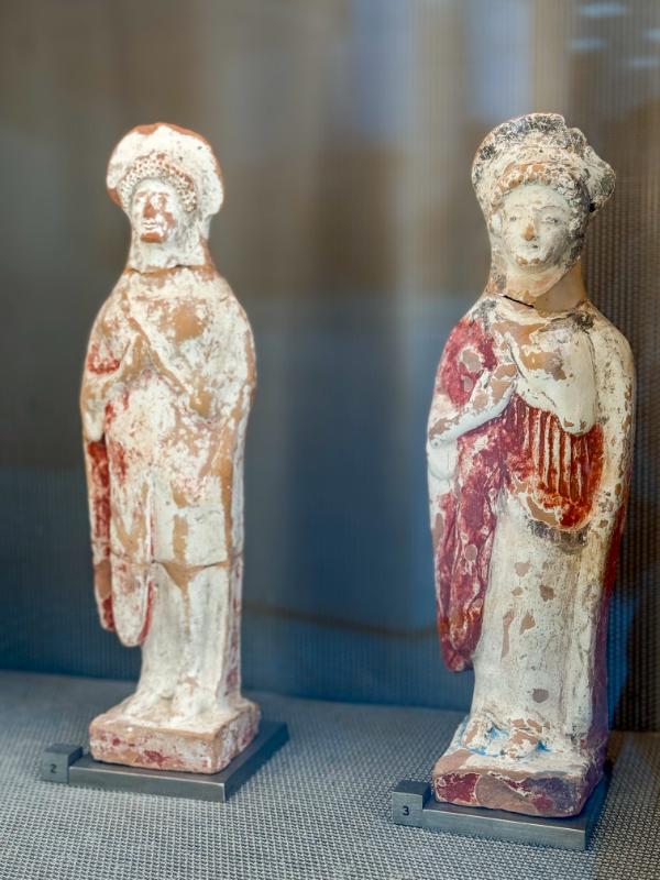 Kore figurine at the Acropolis Museum