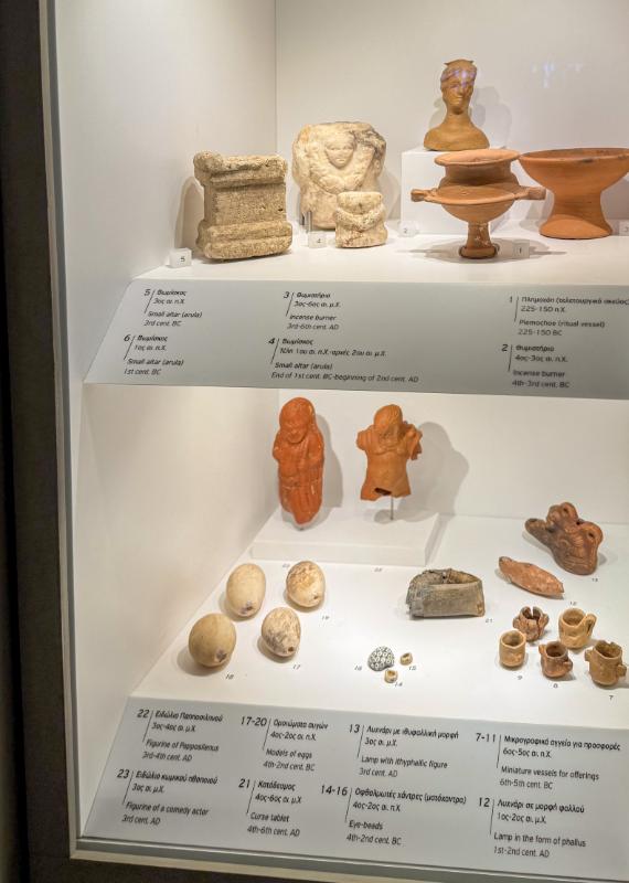 Display of small artifacts