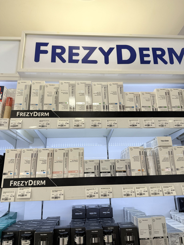 FrezyDerm Display Best Greek Skincare x