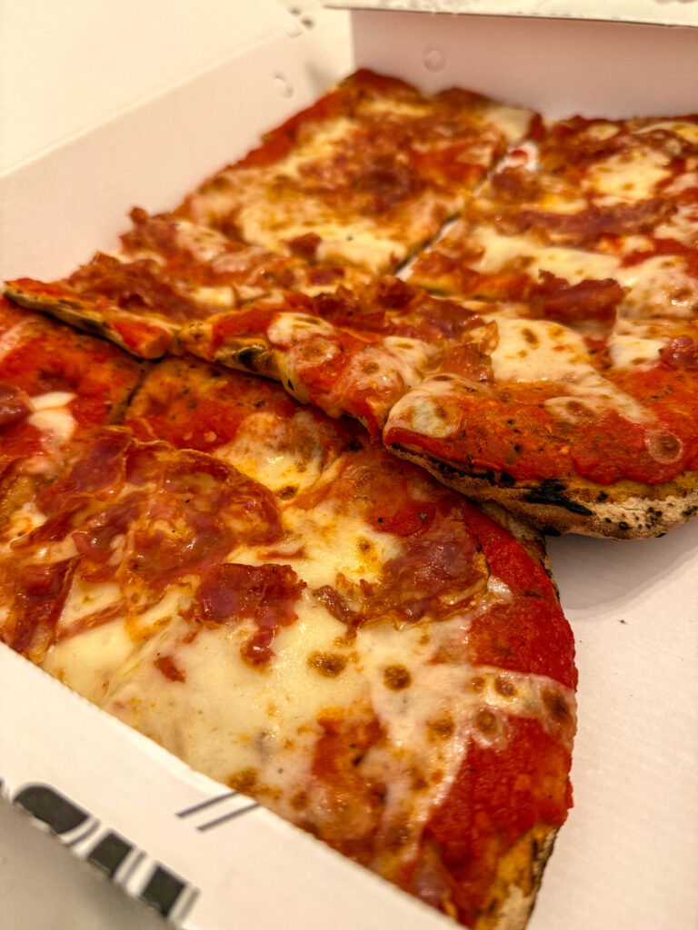 Diavola Pizza from  Pizzeria La Pierona near Civitavecchia Cruise Port