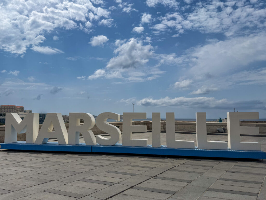 Marseille Port Sign