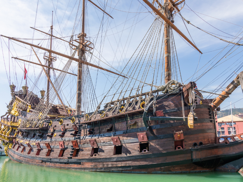 The Neptune ship that was built for a movie