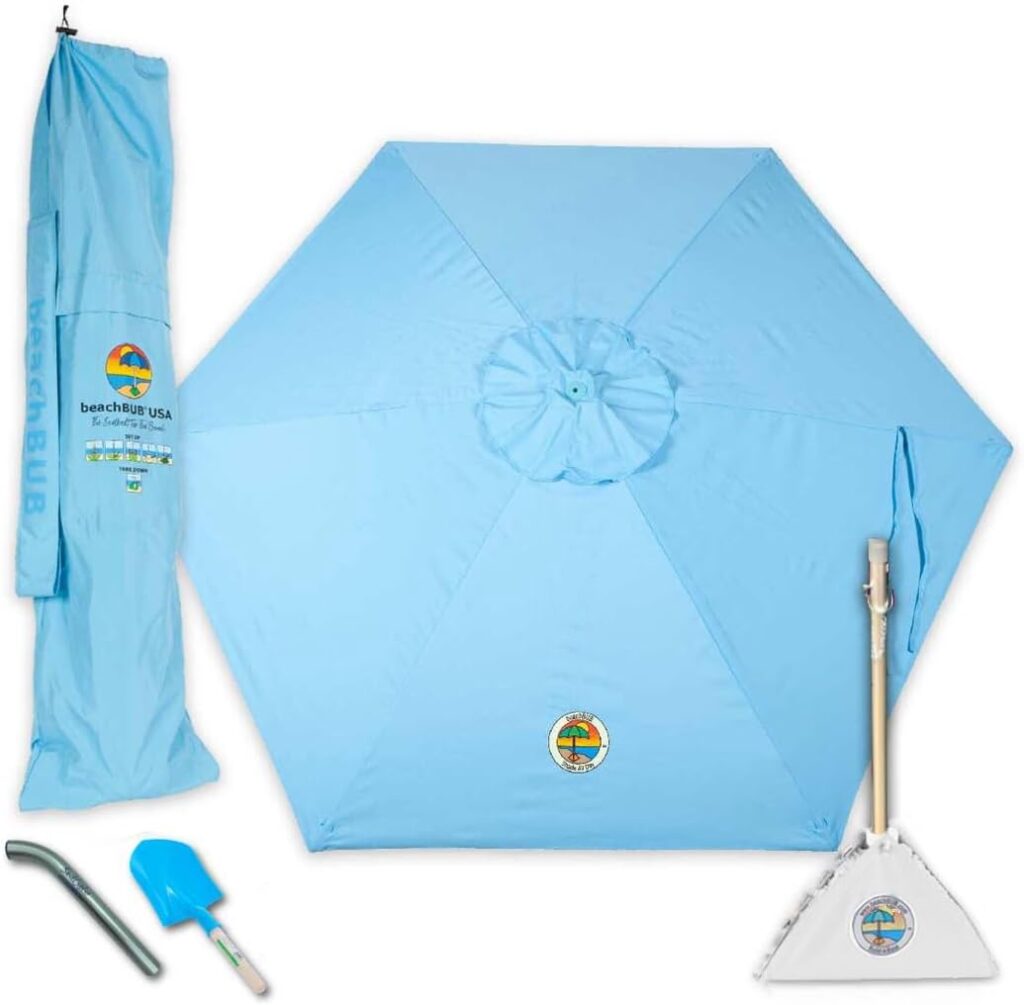 beachBUB All-In-One Beach Umbrella System Travel Gifts for Dad
