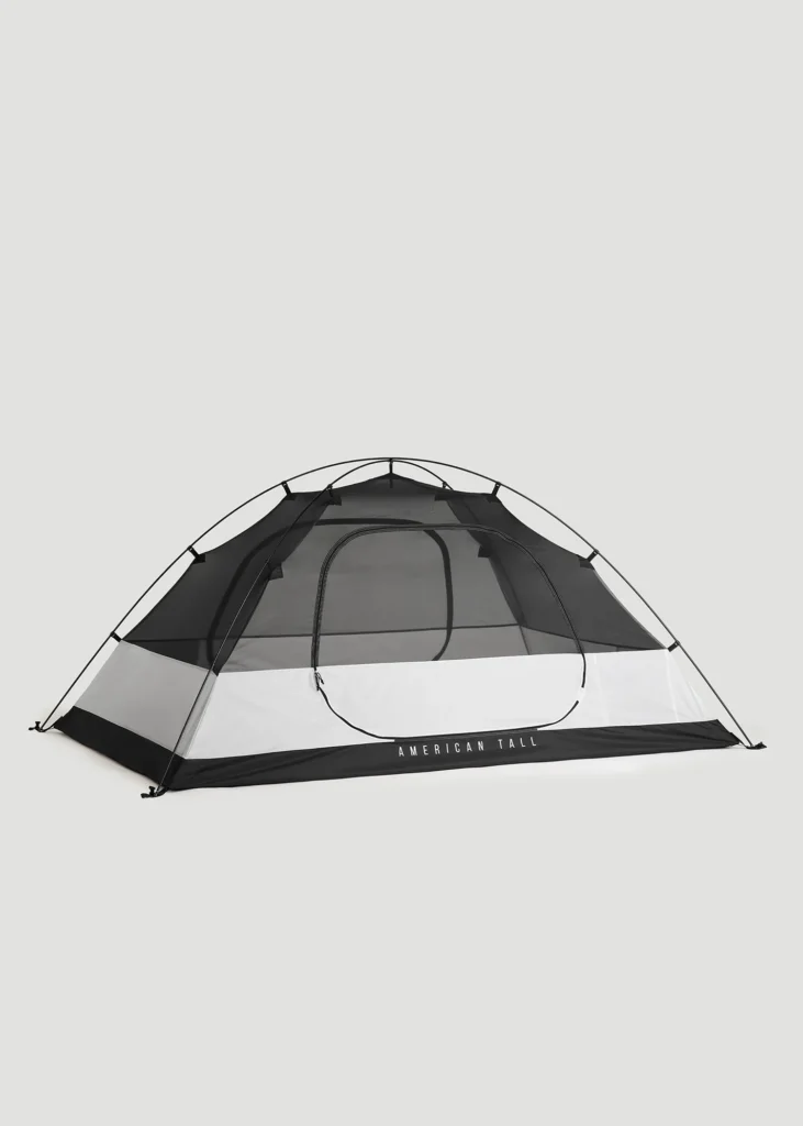 American Tall-Extra-Long 2-Person Tent in Cloud Grey