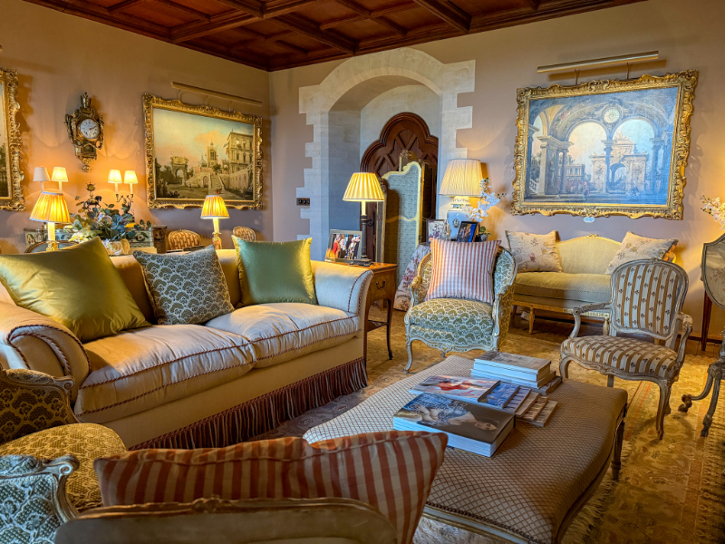 Small Drawing Room inside Arundel Castle