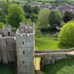 Arundel Castle with Town in View during day trip to Arundel