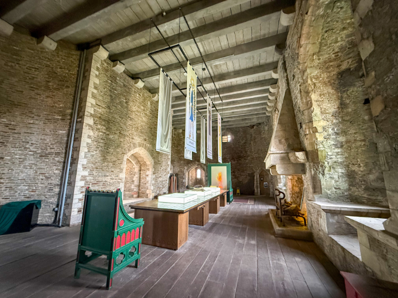 Caerphilly Castle in South Wales