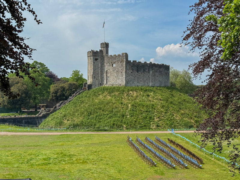 Cardiff Castle Shell Keep  in South Wales
