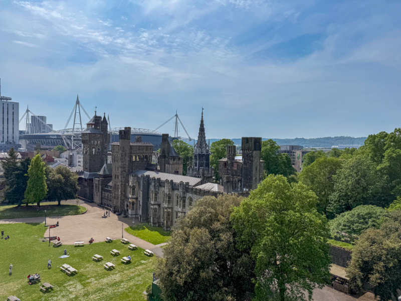 Cardiff Castle in South Wales