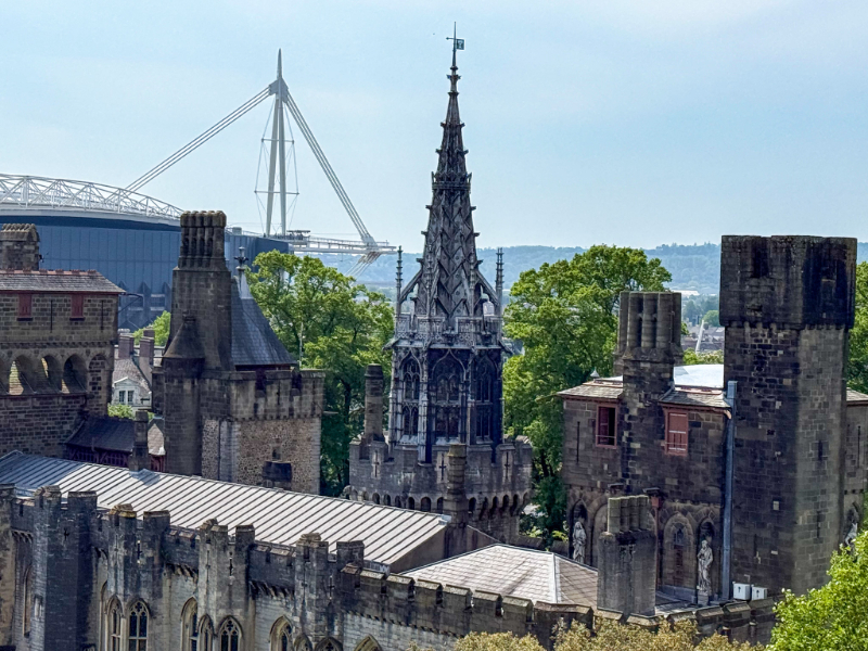 Cardiff Castle in South Wales