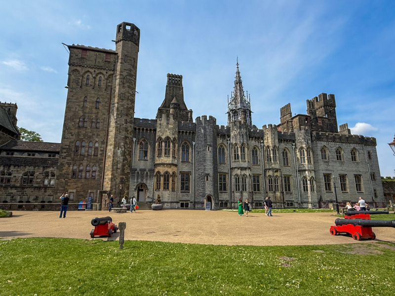 Cardiff Castle in South Wales