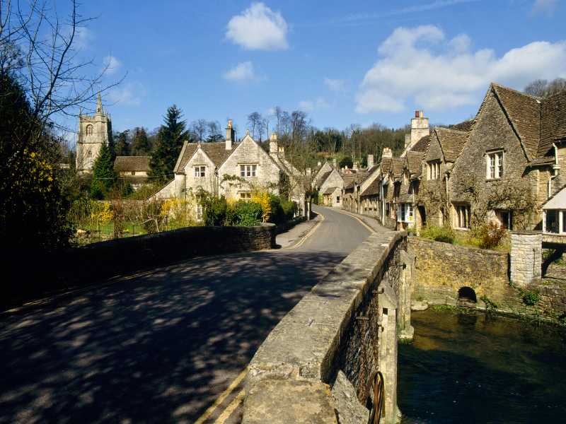 Castle Combe on Cotswolds Road Trip