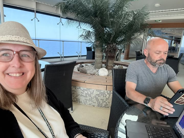 Daniel and Melissa on the Cruise Ship