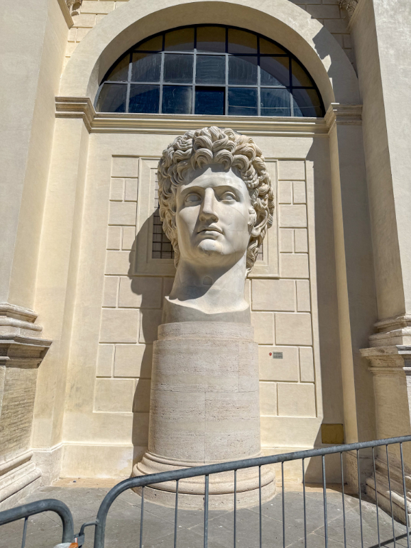 large marble sculpture Vatican Museum