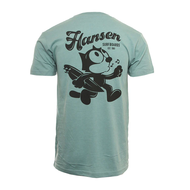 Hansen Mens Shirt Hansens Surf Cat