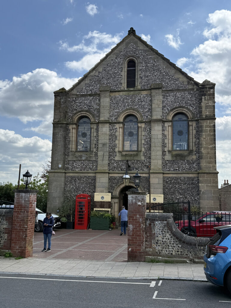 Nineveh House, which houses an antiques market and craft shops.