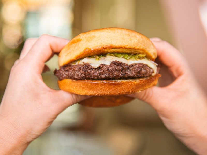 UCO Cheap Eats Hamburger