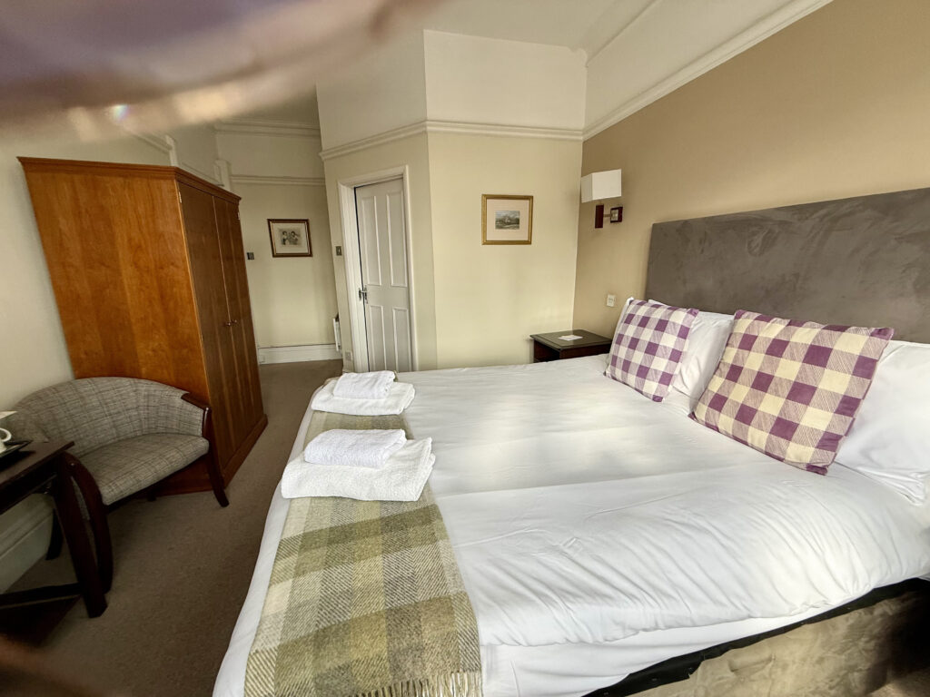 Our room at Norfolk Arms
