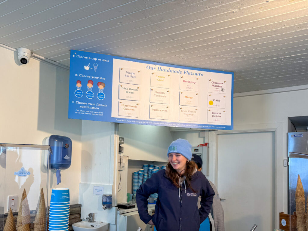 Murphy's Ice Cream Menu