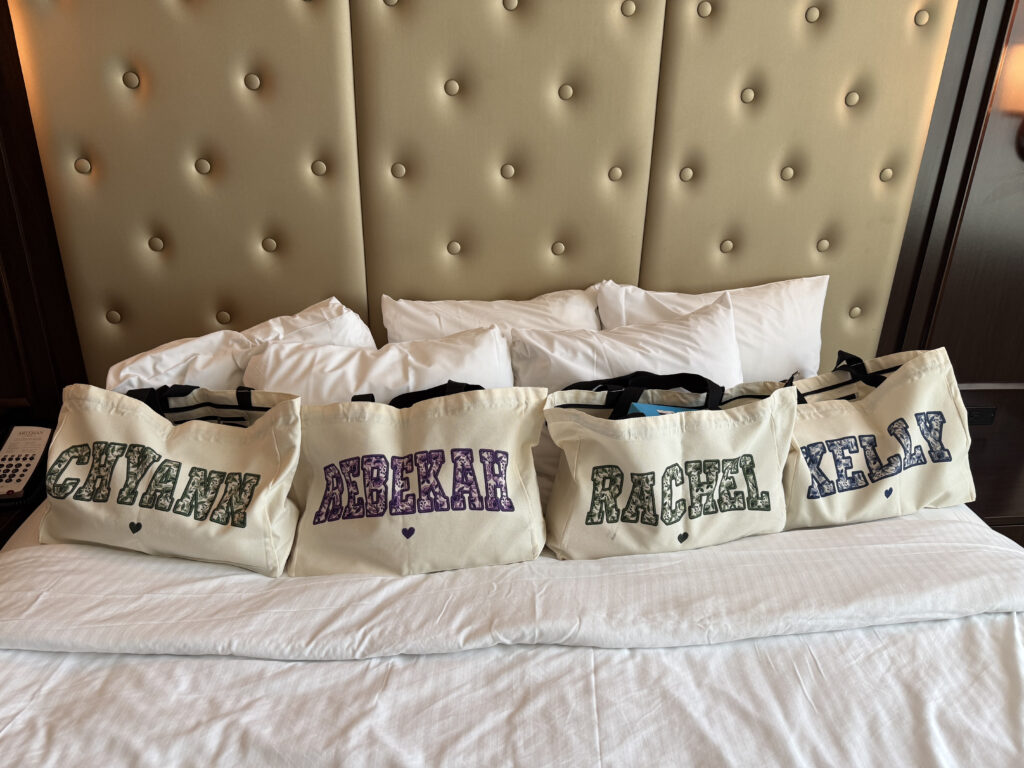 CQ Team Goodie Bags Melissa gave during our Getaway & Retreat in Sulphur