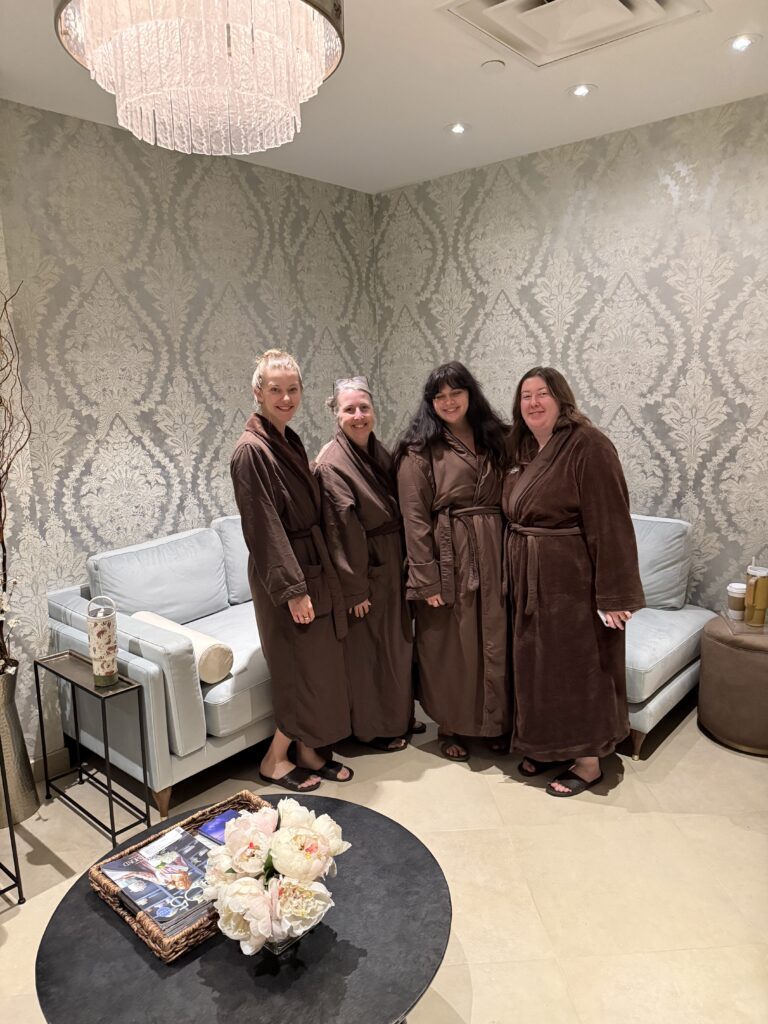 CQ Team at the spa