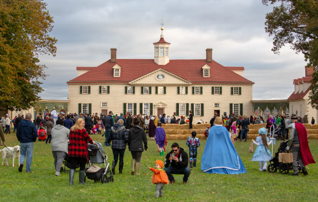 Trick or Treating at Mount Vernon