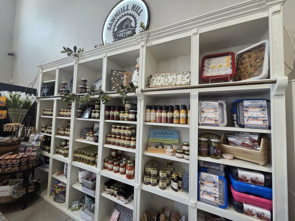 The Mix Mercantile during our Getaway & Retreat in Sulphur