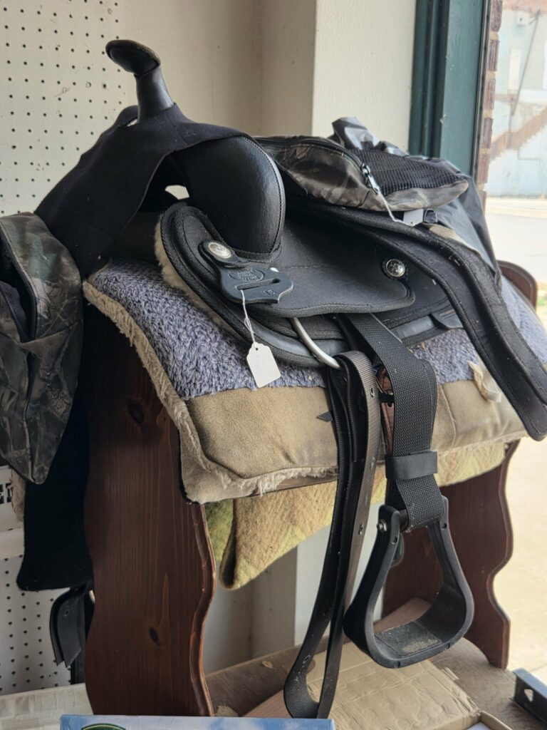 Saddle at the Gettin's Place
